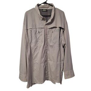 Cabelas Guidewear Shirt Button Down Pockets Active Lightweight Fishing Mens 3XL